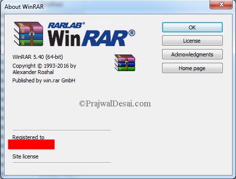 How To Activate Winrar License